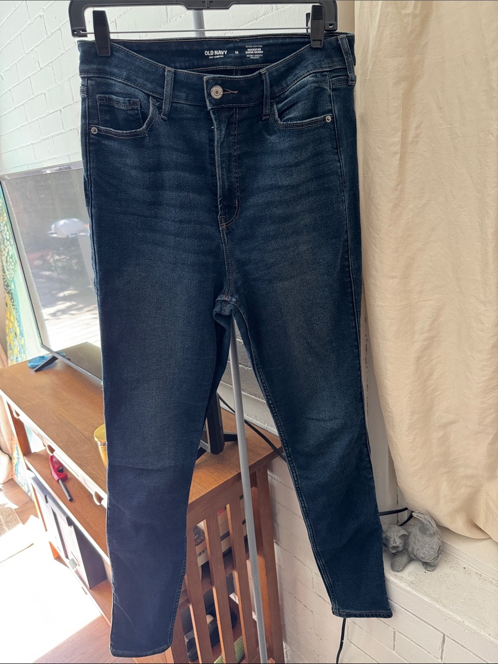 Old Navy Women's Dark Blue Skinny Jeans